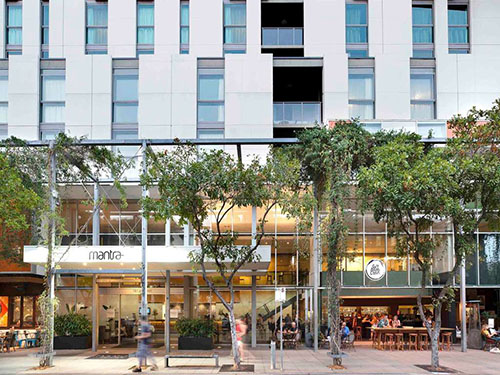 Mantra South Bank, Brisbane, hotel facade